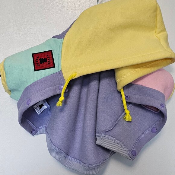 Teddy Fresh Pet Hoodie Pastel Colorblock Size 2XL - 2021 2nd Edition - Picture 3 of 13